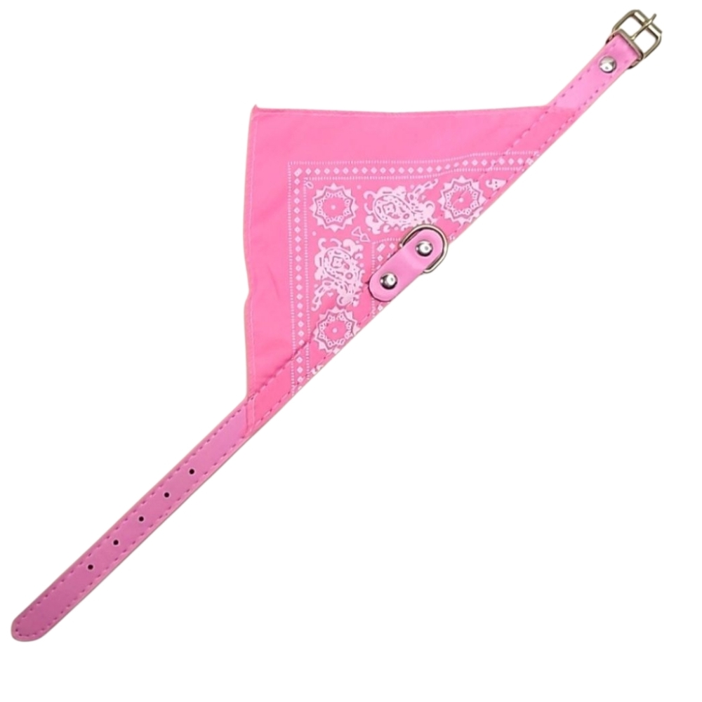 Dog collar with bandana for pet puppy NEW